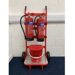 Petrol Station Forecourt Fire Extinguisher & Stand Package