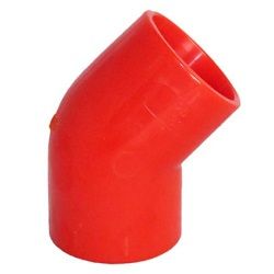 Vesda Xtralis PIP-006 25mm Red 45 Degree Bend