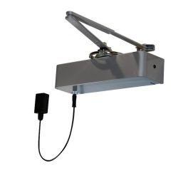 Rutland RESPONDER24 Overhead 24V DC Door Closer - Silver Finish