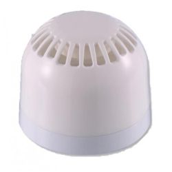 Klaxon Sonos Sounder, White 18-980475 with Shallow Base