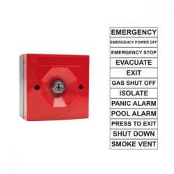 STI 2 Position Keyswitch - Red - SS3-1020