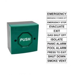 STI SS3-3G60 Pneumatic Timer Button Dual Mount SPC Green