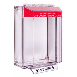 STI-14130-FR Low Profile Universal Stopper With Sounder & Relay - Surface Mounted