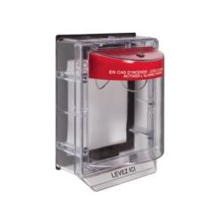 STI-3150-FR Red Weather Stopper 2 Surface Mounted - French Language Text Version