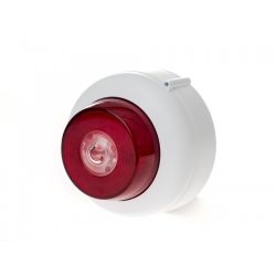 Cranford Controls VXB-1EVAD C DB WB RF Ceiling Mounted Beacon - Deep Base White Body Red Flash (512-204)