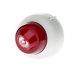 Cranford Controls VXB-1EVAD W DB WB RF Wall Mounted Beacon - Deep Base White Body Red Flash (512-304)